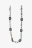 Prada Black/Silver Crystal Embellished Bag Chain