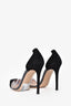 Gianvito Rossi Black Suede/Plexi Pumps Size 36.5