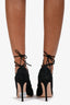 Gianvito Rossi Black Suede Lace-Up Pumps Size 37
