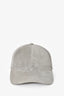 Rag & Bone Light Grey Suede Baseball Hat