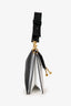 JW Anderson White/Black Leather Medium Pierce Bag