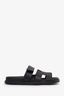 Hermès Black Leather Chypre Sandals Size 36.5