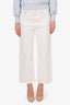 Agolde White Denim Wide Leg Jeans Size 27