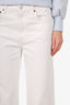 Agolde White Denim Wide Leg Jeans Size 27