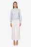 Agolde White Denim Wide Leg Jeans Size 27