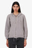 Balenciaga Grey Zip Up Hoodie Size XS