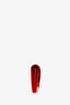 Prada Red Lacca Vitello Move Leather Wallet on Chain Clutch Bag