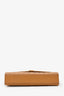 Saint Laurent Brown Grained Leather Tri-Quilted Envelope Chain Medium Shoulder Bag