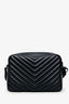 Saint Laurent Black Leather Lou Camera Bag