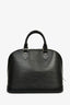 Louis Vuitton 2012 Black Epi Leather Alma PM Top Handle