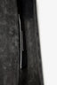 Saint Laurent Black Patent Grained Leather Cassandre Clutch
