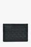 Gucci Black Leather Guccissima Embossed Card Holder