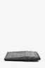 Gucci Black Leather Guccissima Embossed Card Holder