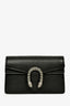 Gucci Black Leather Dionysus Super Mini Crossbody Bag