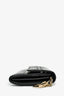 Christian Dior Black Patent Cannage Leather 'Rendezvous' Wallet on Chain