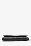 Christian Dior Black Patent Cannage Leather 'Rendezvous' Wallet on Chain