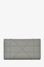 Christian Dior 2017 Grey Leather 'Diorama' Wallet On Chain