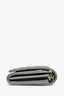 Christian Dior 2017 Grey Leather 'Diorama' Wallet On Chain