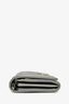 Christian Dior 2017 Grey Leather 'Diorama' Wallet On Chain