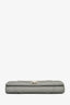 Christian Dior 2017 Grey Leather 'Diorama' Wallet On Chain