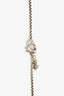 David Yurman Sterling Silver Infinity Garnet Pendant Necklace