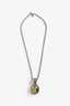 David Yurman 14K Gold/Sterling Silver Albion Peridot Pendant Necklace