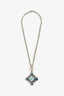 David Yurman Sterling Silver Topaz Renaissance Pendant Necklace