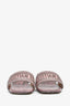 Christian Dior Pink D-way Heeled Slides Size 36.5