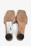 Christian Dior Pink D-way Heeled Slides Size 36.5