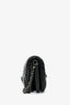 Christian Dior Black Leather Macrocannage Small 'Caro' Crossbody Bag