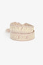 Christian Dior Pink Oblique Cotton Rose des Vents Bracelet Set