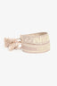 Christian Dior Pink Oblique Cotton Rose des Vents Bracelet Set