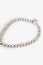 Tiffany & Co. Sterling Silver Beaded Heart Tag Bracelet