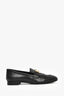 Hermès Black Leather 'Paris' Loafers Size 36