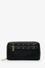 Louis Vuitton 2007 Black Leather Suhali Zippy Wallet