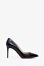 Christian Louboutin Black Patent Pigalle 85 Heels Size 39.5