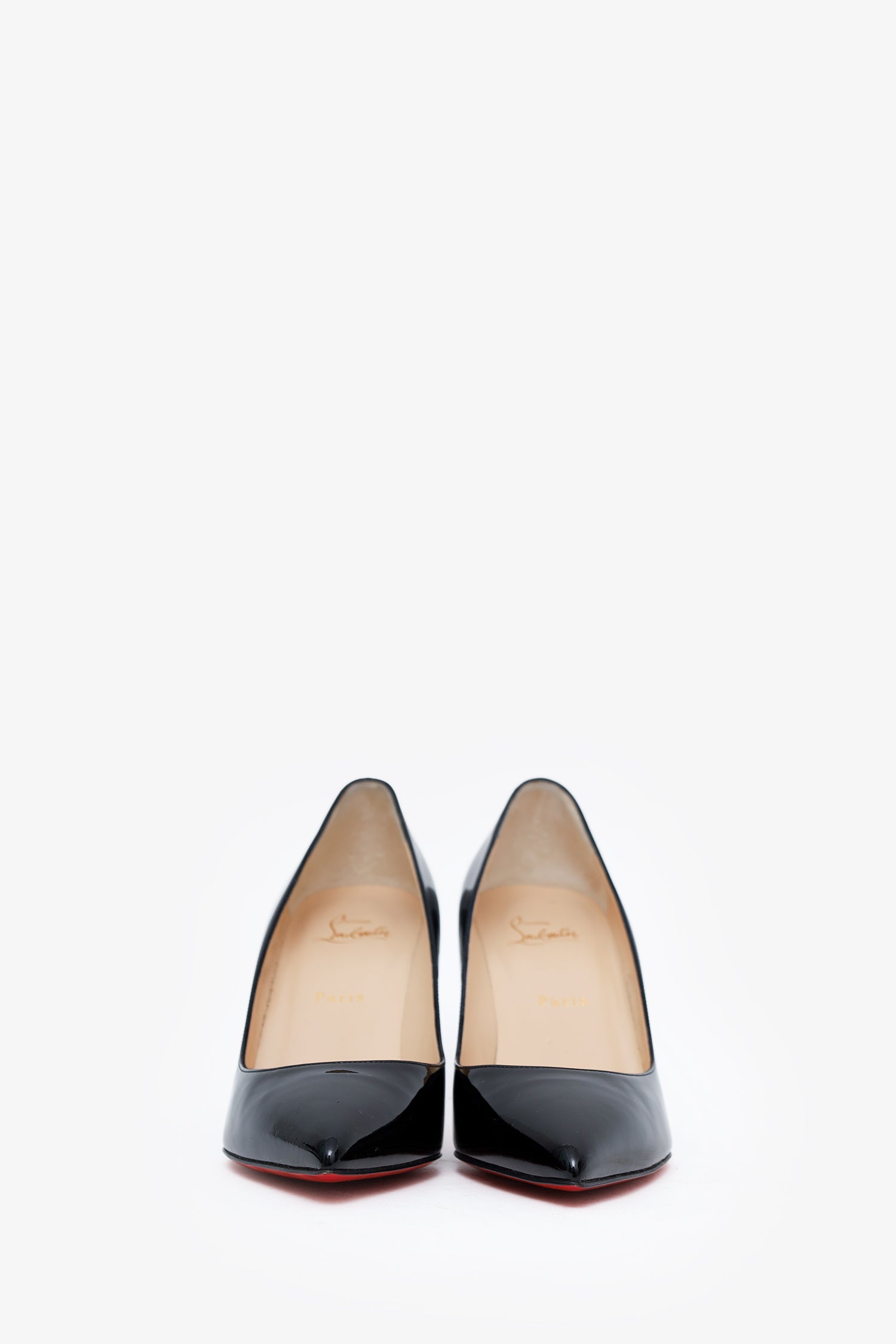 Christian Louboutin Black Patent Pigalle 85 Heels Size 39.5 – Mine