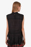 Isabel Marant Black Sleeveless Top Size 34