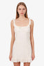 Reformation White Linen Nia Mini Dress Size S