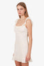 Reformation White Linen Nia Mini Dress Size S