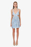 Tularosa Blue/White Floral Print Olynne Mini Dress Size M