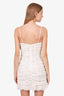 For Love & Lemons White Lace Ruched Mini Dress Size S