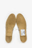 Saint Laurent White Leather Floral Espadrille Sneaker Size 38