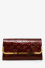 Louis Vuitton Burgundy Monogram Vernis Rossmore MM Shoulder Bag
