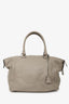 Prada Grey Leather Vitello Danio Top Handle