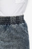 Miu Miu Blue Washed Denim Mini Skirt Size 4