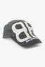 Balenciaga Dark Blue Graffiti BB Logo Embroidered Hat Size L
