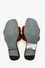 Hermès Brown Teddy Shearling Oran Sandals Size 37