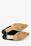 The Row Black Snakeskin Bow Detailed Coco 75 Mules Size 37.5