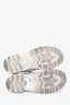 Christian Dior White Leather Symbol Ankle Boots Size 36